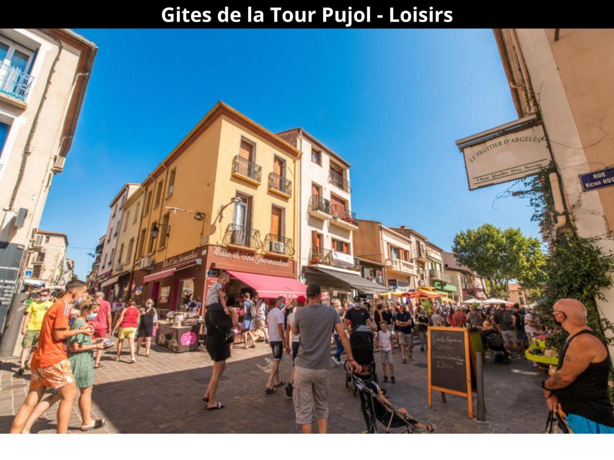 Les Gites De La Tour Pujol Argelès-sur-Mer Exterior foto