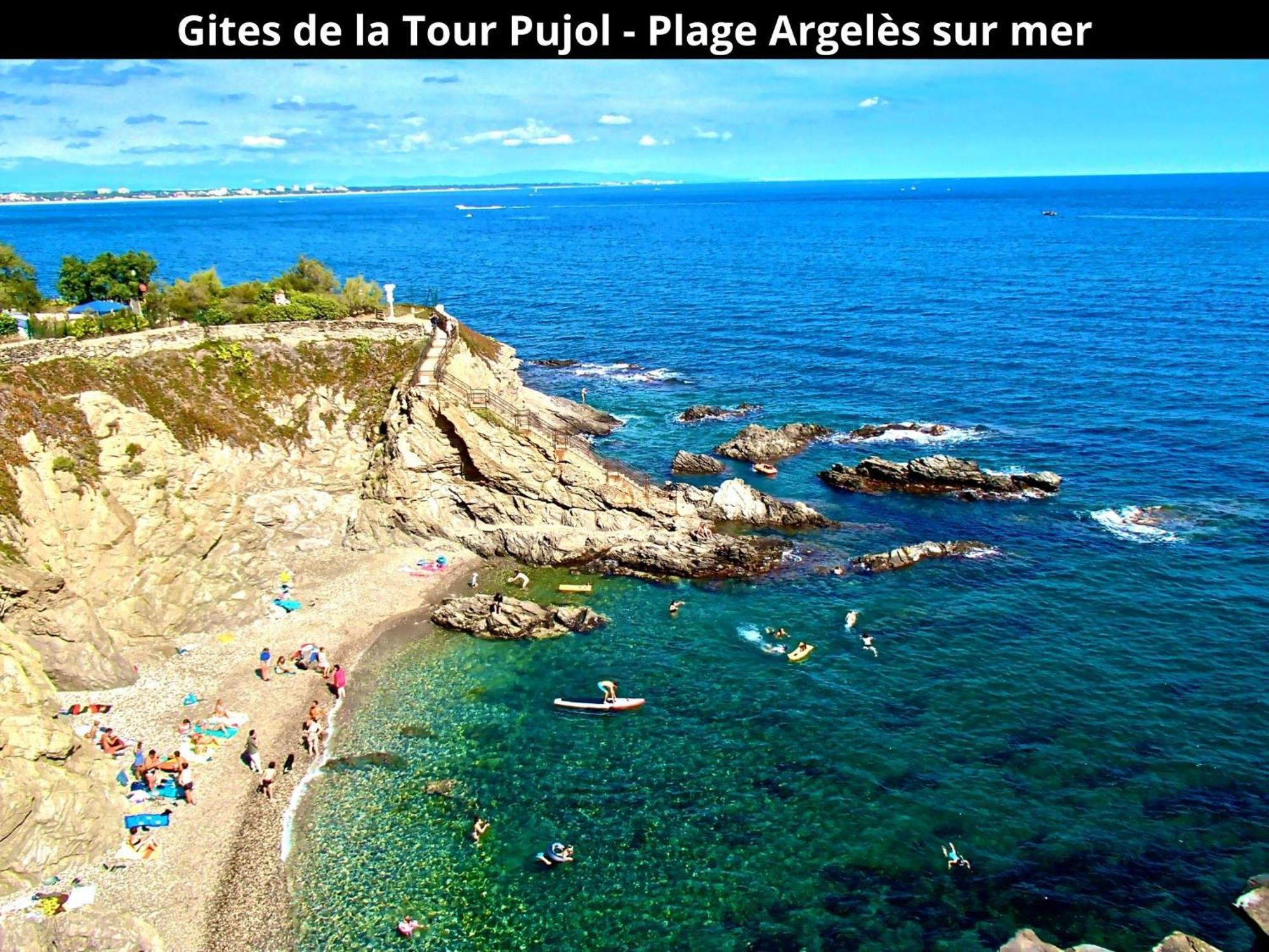 Les Gites De La Tour Pujol Argelès-sur-Mer Exterior foto